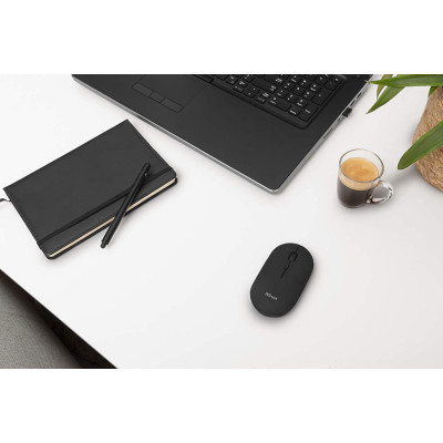 Trust Миша Puck Rechargeable Ultra-Thin BT WL Silent Black Trust Миша Puck Rechargeable Ultra-Thin BT WL Silent Black