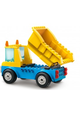LEGO Конструктор City Будівельна вантажівка й кулястий кран-таран