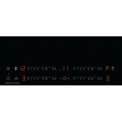 Electrolux Варильна поверхня індукційна, 60см, розширена зона, датчик кипіння, Hob2Hood, чорний