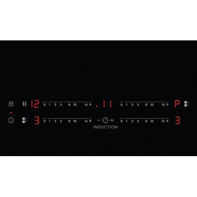 Electrolux Варильна поверхня індукційна, 60см, розширена зона, чорний Electrolux Варильна поверхня індукційна, 60см, розширена зона, чорний