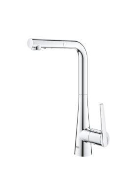 Grohe Змішувач для кухні Scala, довж.виливу - 205мм, поворотний/витяжний, 1важіль, хром