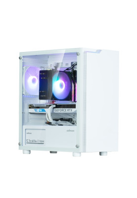 Zalman Корпус T4 Plus без БР, 2xUSB3.0, 1xUSB2.0, 1x120мм ARGB, VGA 3200мм, TG Side Panel, mATX, білий