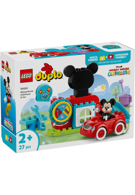 LEGO Конструктор DUPLO Disney Міккі Маус: Клубний будинок і автомобіль