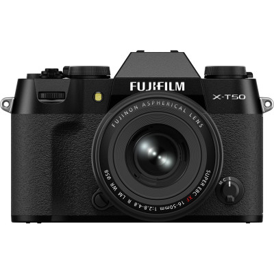 Fujifilm Цифр. фотокамера X-T50 + XF16-50mmF2.8-4.8 R LM WR Kit Black