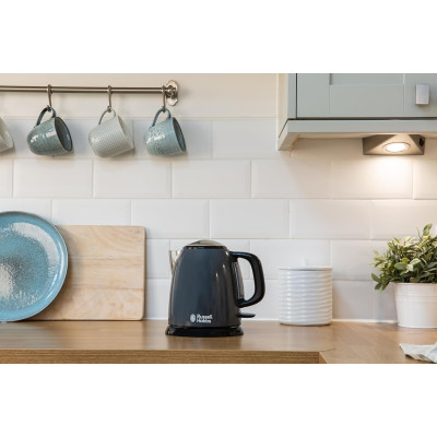 Russell Hobbs Електрочайник Russell Hobbs Colours Plus Mini, 1л, метал , сірий Russell Hobbs Електрочайник Russell Hobbs Colours Plus Mini, 1л, метал , сірий