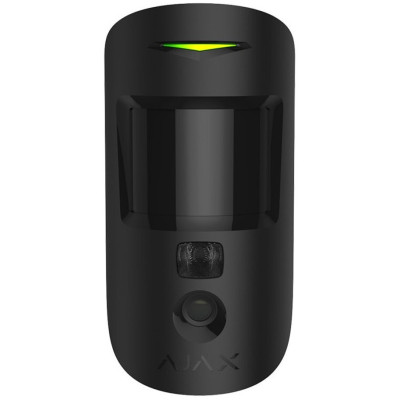Ajax Датчик руху з камерою MotionCam, PhOD,Бездротовий, Jeweller, Чорний