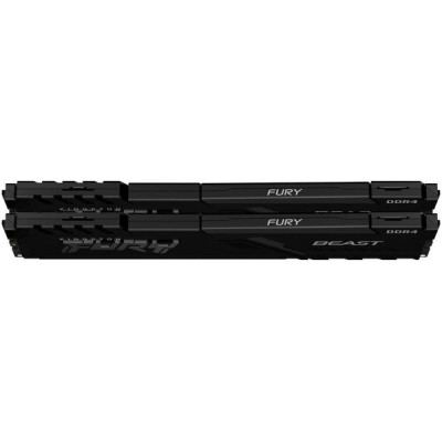 Kingston Пам'ять ПК DDR4 32GB KIT (16GBx2) 3200 FURY Beast Black