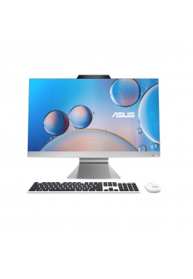 ASUS Комп'ютер персональний моноблок M3702WFAK-WA0340 27" FHD AG, AMD R5-7520U, 16GB, F1TB, UMA, WiFi, кл+м, без ОС, білий
