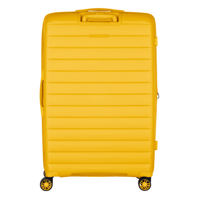 2E Валіза, Aero, поліпропілен, велика, 99/119 л, TSA, 4 колеса, EXP, янтарно-жовтий