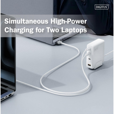 Digitus Зарядний пристрій GaN 3хUSB-C, 1хUSB-A, 140W