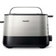 Philips Тостер Viva Collection, 1050Вт, пластик+ метал, чорний+нерж