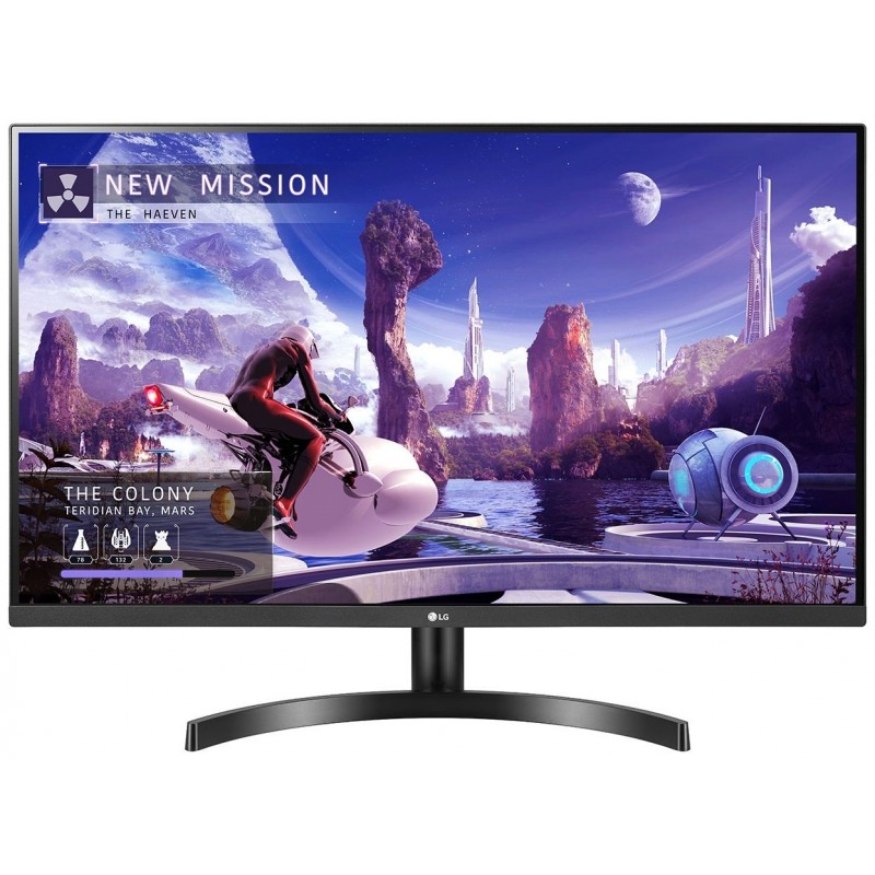 LG Монітор 31.5" 32QN600-B 2xHDMI, DP, Audio, IPS, 2560x1440, 99%sRGB, FreeSync, HDR10