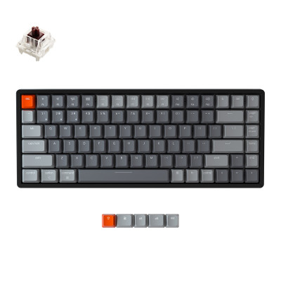 Keychron Клавіатура K2 84 Key Gateron G PRO Brown Hot Swap RGB WL UA Black