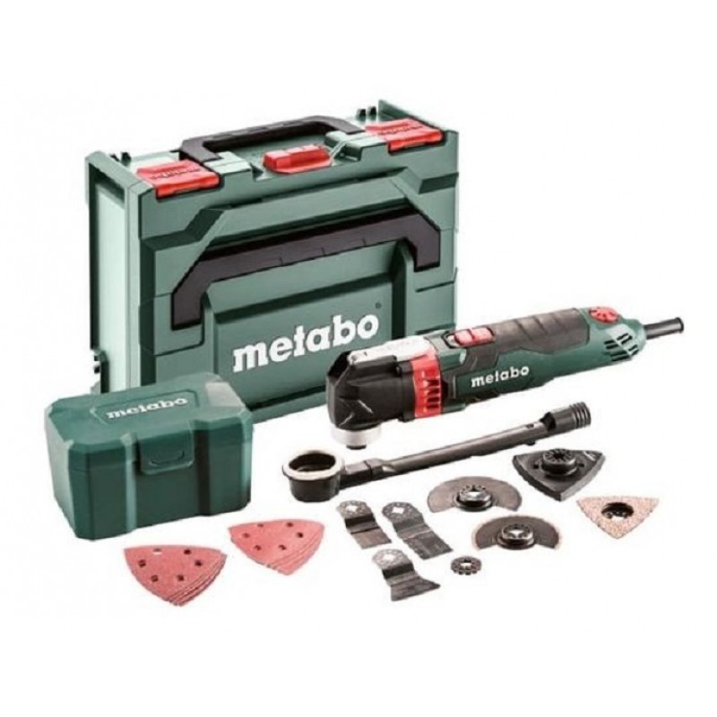 Metabo Багатофункціональний інструмент MT 400 QUICK, 400Вт, 11000-18500 об/хв, набір насадок