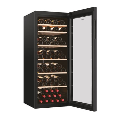 Haier Холодильник для вина, 127x49.7х58, холод.відд.-198л, зон - 1, бут-84, ST, дисплей, чорний