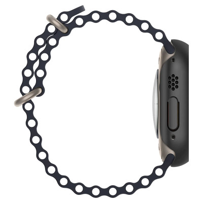 Spigen Чохол-накладка для Apple Watch Ultra (49mm) Thin Fit, Black
