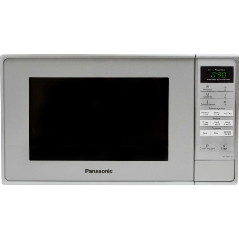 Panasonic Мікрохвильова піч Panasonic, 20л, електр.управл., 800Вт, дисплей, сріблястий