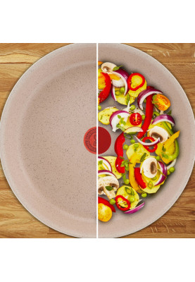 Tefal Сотейник Delight, з кришкою, 24см, алюміній, бпкеліт, бежевий