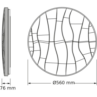 Osram Світильник накладний CEILING PAVO 600мм Round 72Вт 4000K