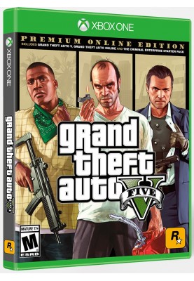 Games Software Grand Theft Auto V Premium Online Edition [Blu-Ray диск] (Xbox)