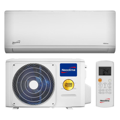 Neoclima Кондиціонер Therminator 3.2 EU NS-07EHXIw1eu/NU-07EHXIw1eu, 18 м2, інвертор, A/B, Wi-Fi ready, R32, білий