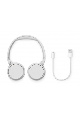 Philips Навушники On-ear TAH4209 BT 5.3, Wireless, Mic, Білий