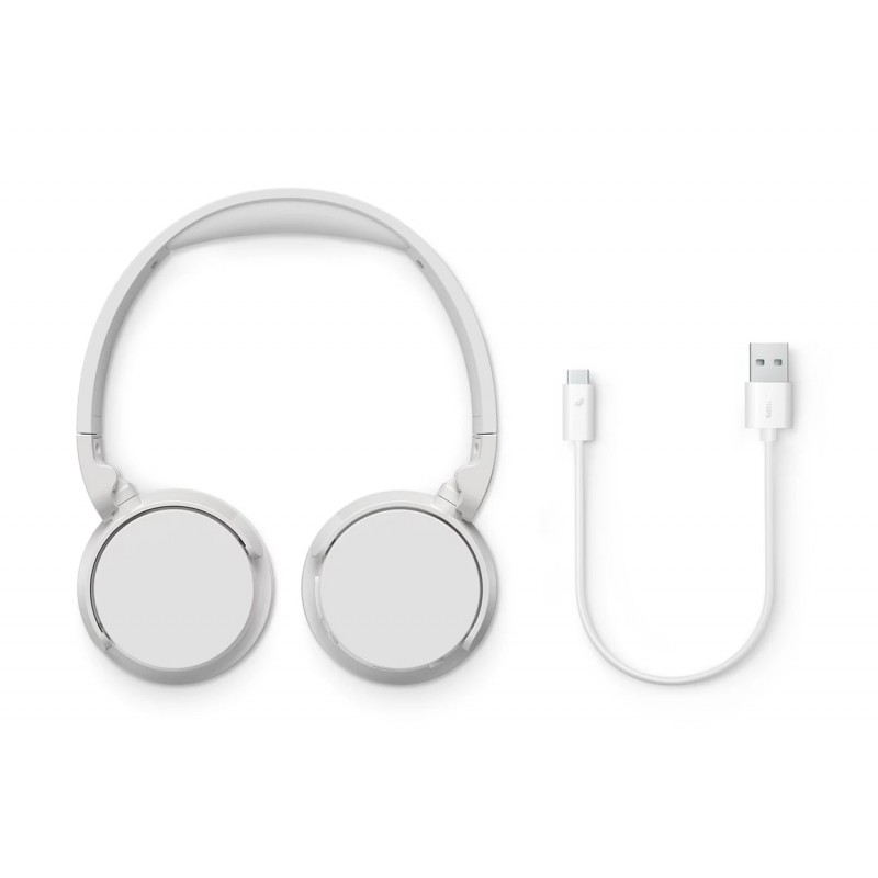 Philips Навушники On-ear TAH4209 BT 5.3, Wireless, Mic, Білий