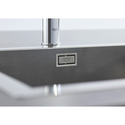 Grohe Мийка кухонна K700, нерж.сталь, прямокут., без крила, 550x450x200мм, чаша - 1, уніврсальна, нержавіюча сталь