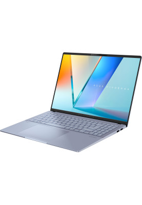 ASUS Ноутбук Vivobook S 16 S5606CA-RI142W 16" 3K OLED, Intel Ultra 7 255H, 32GB, F1TB, UMA, Win11, Синій