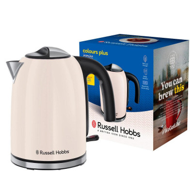 Russell Hobbs Електрочайник, 1.7л, метал, жасмін