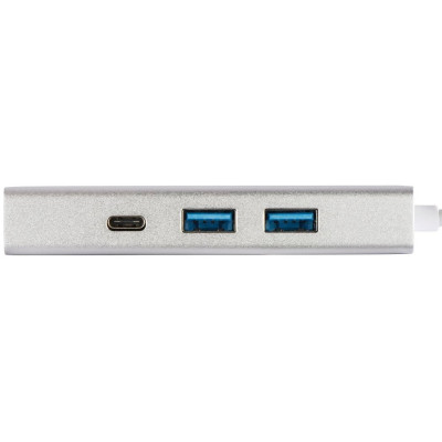 HAMA USB-C хаб Aluminium 2x USB-A, USB-C, HDMI Silver