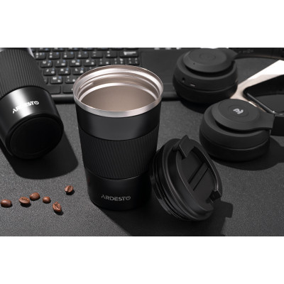 ARDESTO Термокухоль Urban 500 мл, чорний, нержавіюча сталь ARDESTO Термокухоль Urban 500 мл, чорний, нержавіюча сталь