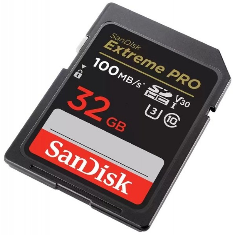 SanDisk Карта пам'яті SD 32GB C10 UHS-I U3 R100/W90MB/s Extreme Pro V30