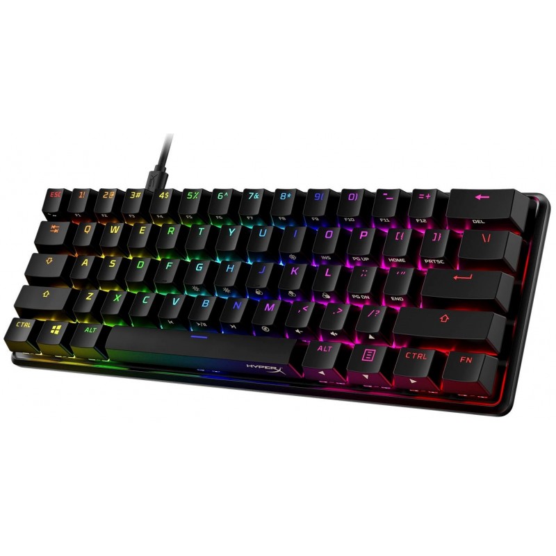 HyperX Клавіатура Alloy Origin 60 Red USB RGB ENG/RU Black