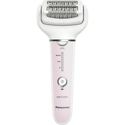 Panasonic Епілятор пінцетний, акумуляторний , пінцет.-60, волог.+сух., насадок-5, футляр, рожевий-білий