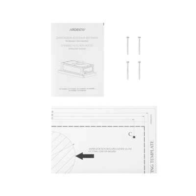 ARDESTO Витяжка телескопічна, 60см, 700м3ч, нерж