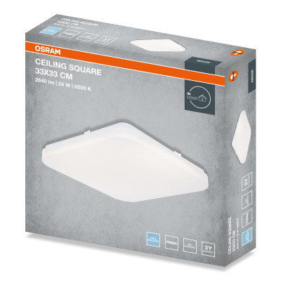 Osram Світильник накладний OSRAM CEILING SQUARE 24Вт 6500K 1920Лм