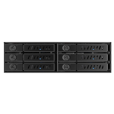 Chieftec Відсік для накопичувача Backplane CMR-625, 6x2.5" HDD/SSD, 1x5.25" EXT Slot, SATA, чорний