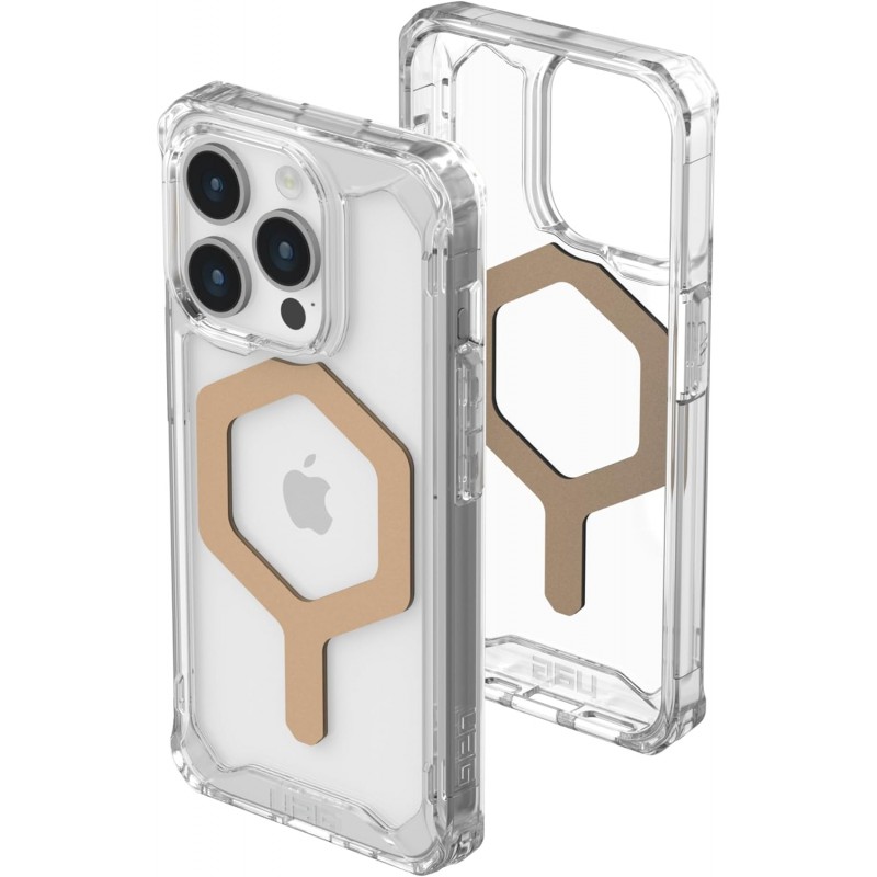 UAG Чохол для Apple iPhone 15 Pro Plyo Magsafe, Ice/Gold