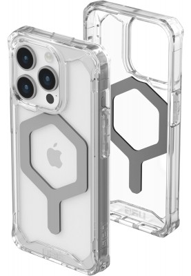 UAG Чохол для Apple iPhone 15 Pro Plyo Magsafe, Ice/Silver