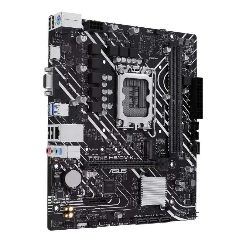 ASUS Материнcька плата PRIME H610M-K s1700 H610 2xDDR5 M.2 HDMI D-Sub mATX