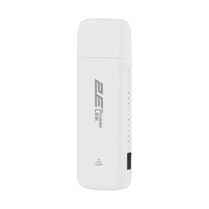 2E Мобільний маршрутизатор PowerLink (MiFi-1 2024) LTE, Wi-Fi4, 1xUSB, 1xCRC9 білий