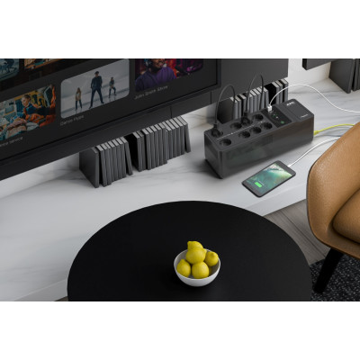 APC Джерело безперебійного живлення Back-UPS 1050VA/600W, USB charging port, USB, 6+2 Schuko