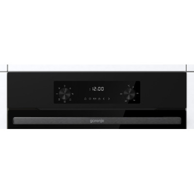 Gorenje Духова шафа електрична, 61л, A, дисплей, конвекція, чорний