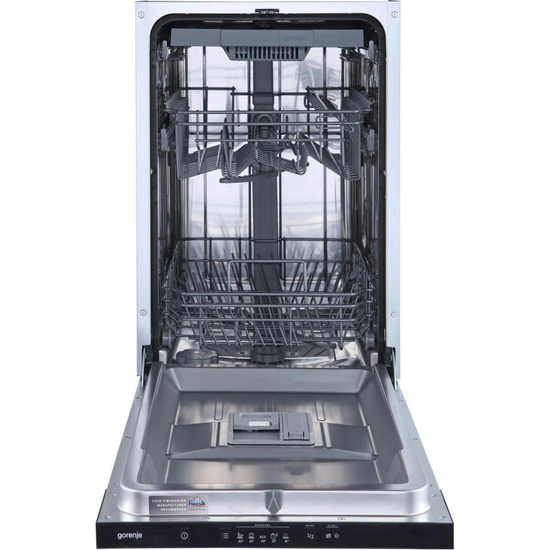 Gorenje Посудомийна машина вбудовувана, 11компл., A++, 45см, AquaStop, 3й кошик, білий