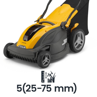 Stiga Газонокосарка акумуляторна Combi344eKit 48В 5А·год 42см 50л 25-75мм ЗП 15кг