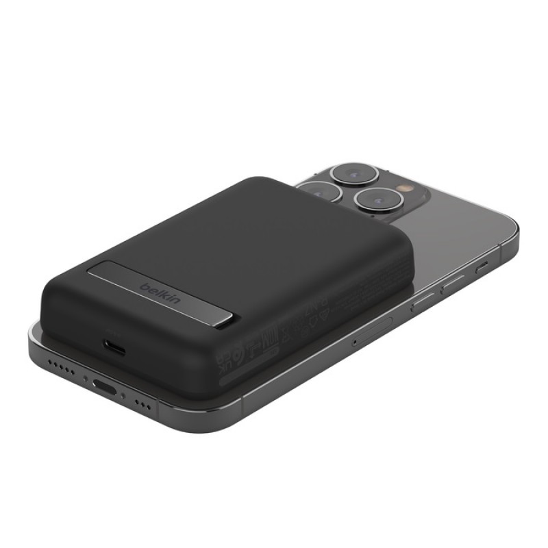 Belkin Акумулятор портативний літій-іонний Power Bank 5000mAh MagSafe Wireless Black