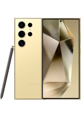 Samsung Смартфон Galaxy S24 Ultra 5G (S928) 6.8' 12/256ГБ, 2SIM, 5000мА•год, жовтий титановий