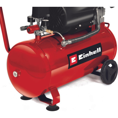 Einhell Компрессор повітряний TC-AC 420/50/10 V, 2200Вт, 50л, 420л/хв, 10бар, 2 циліндри (V-подібний), 42кг Einhell Компрессор повітряний TC-AC 420/50/10 V, 2200Вт, 50л, 420л/хв, 10бар, 2 циліндри (V-подібний), 42кг
