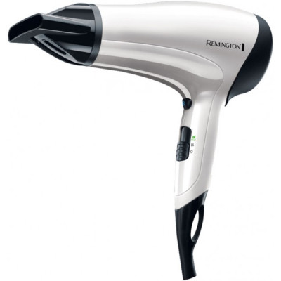Remington Фен Power Volume 2000, 2000Вт, 3 режими, дифузор, турмалінова іоніз-я, хол. обдув, білий